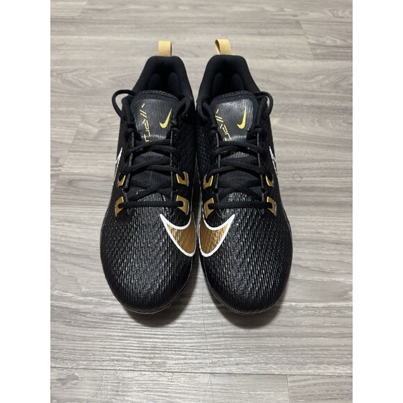 Nike Vapor Edge Speed 360 2 Black/Metallic Gold Mens Size 12.5 New FN7764-006 - Picture 4 of 6